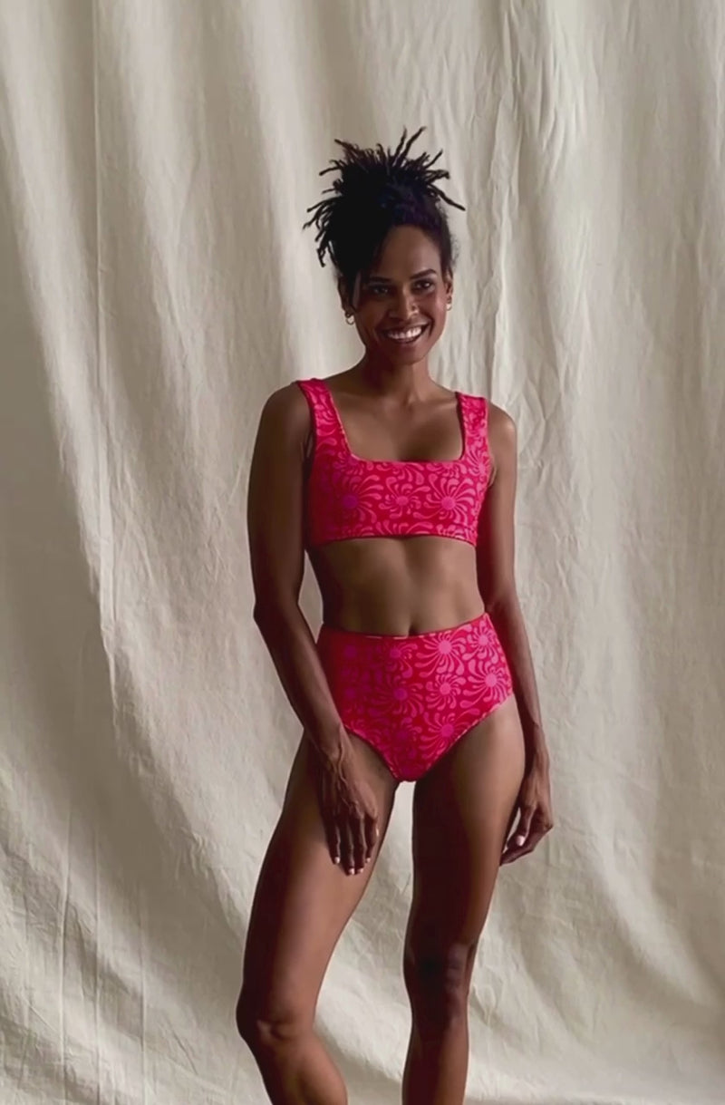 Surf Bikini Bottom Lucky Sun Ray Punch | Women's Swimwear | SEPTEMBER