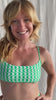 River Bikini Top in Wave Green