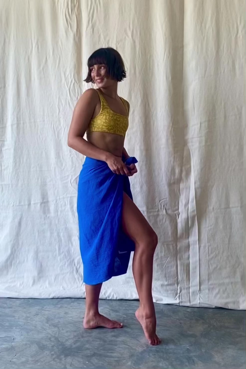 Sarong Wrap Haapiti Recycled Cotton | SEPTEMBER