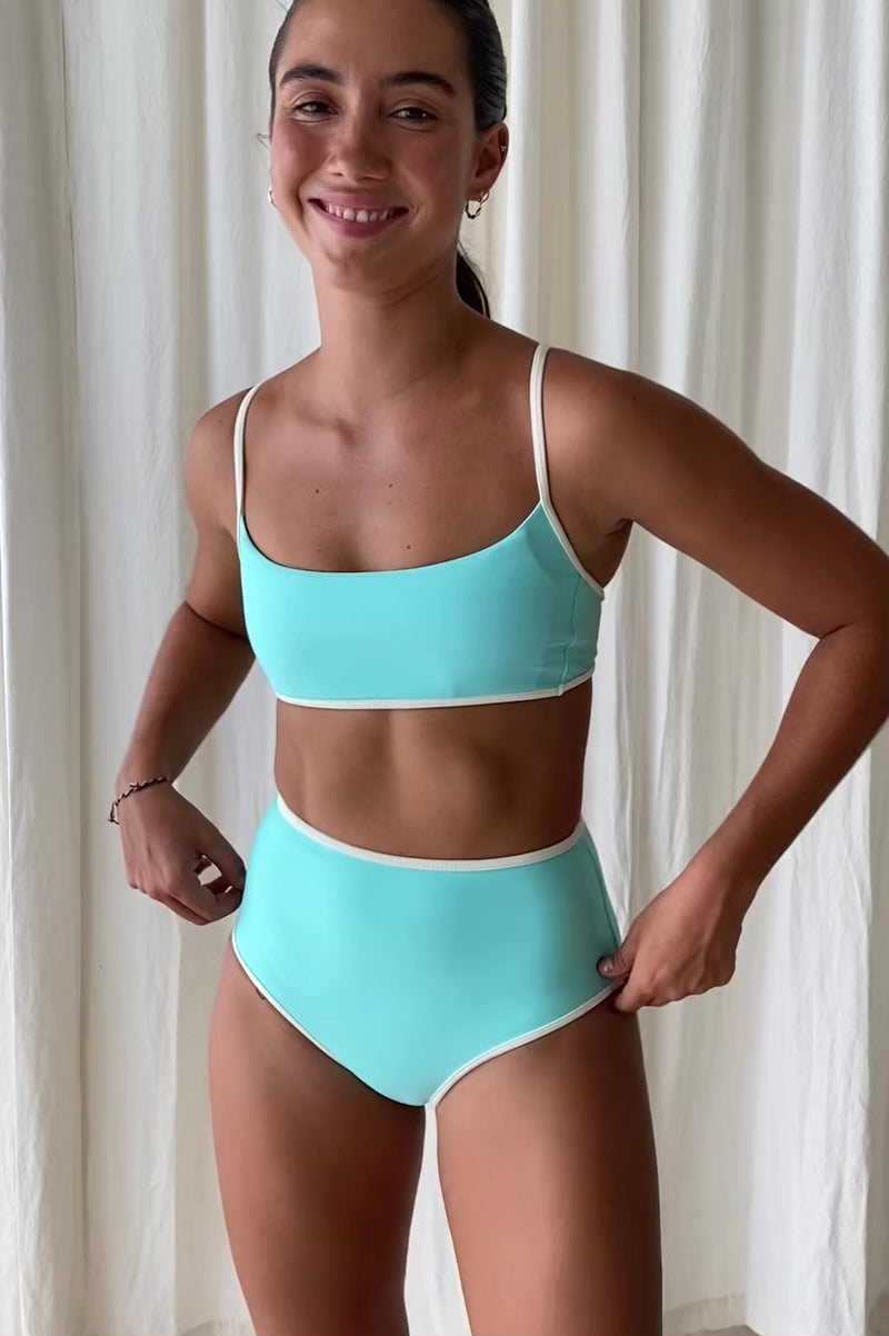 Bikini Surf Top Blue
