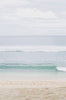 Woman standing in front of ocean wearing Surf_Rash_Guard_Scorpion_Olive_Eco_Rib