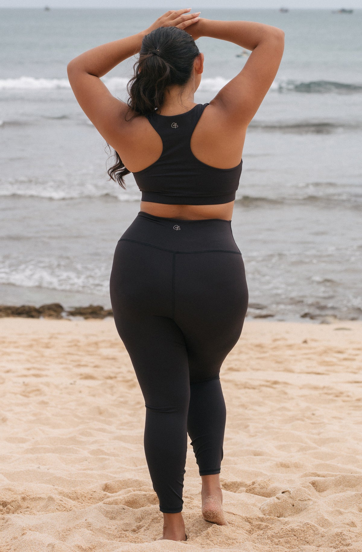 Training sports bra Hustle 7/8 leggings Black