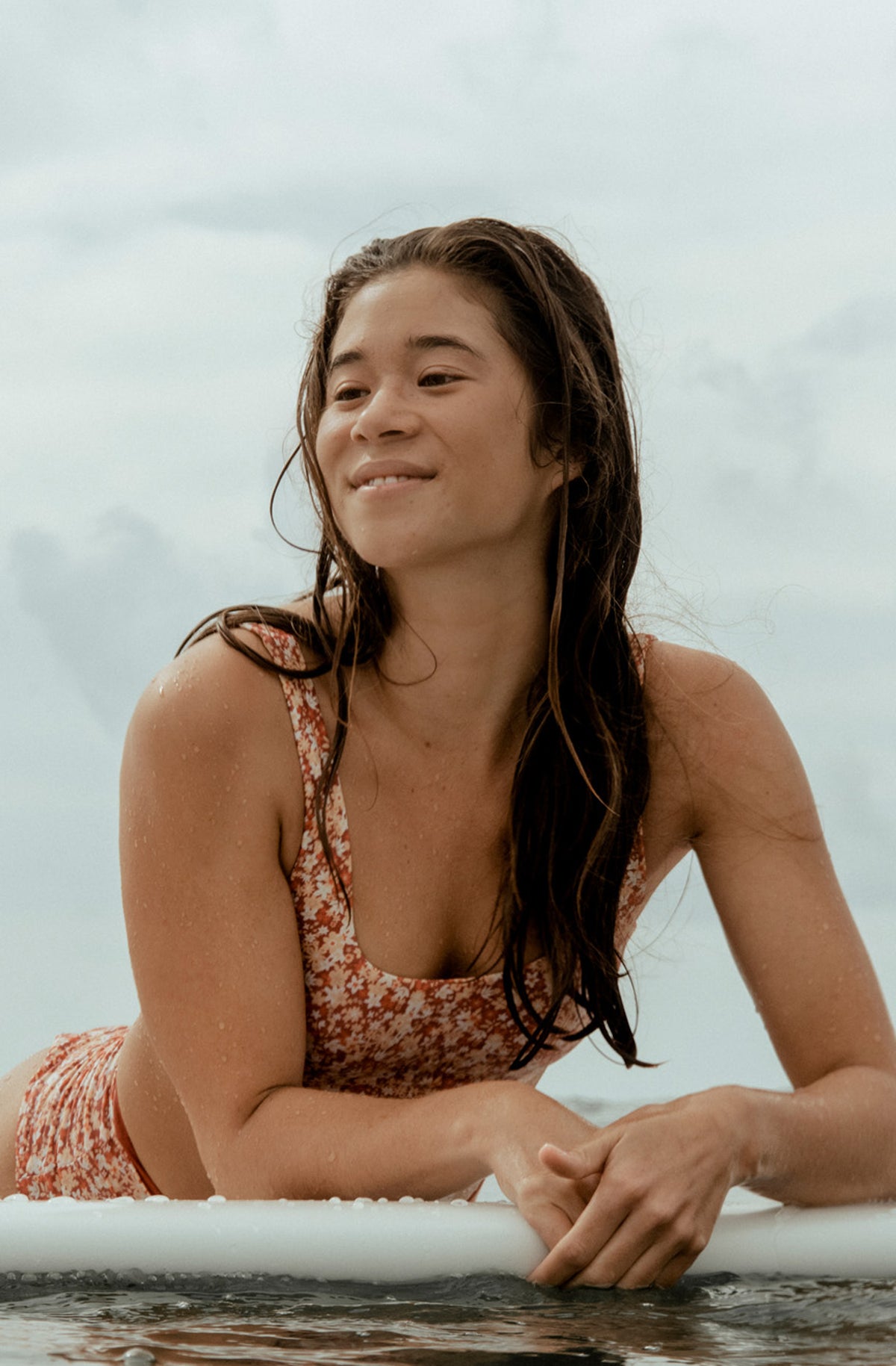 Surf Bikini Bottom Lucky Poppy Print | Women's Swimwear | SEPTEMBER