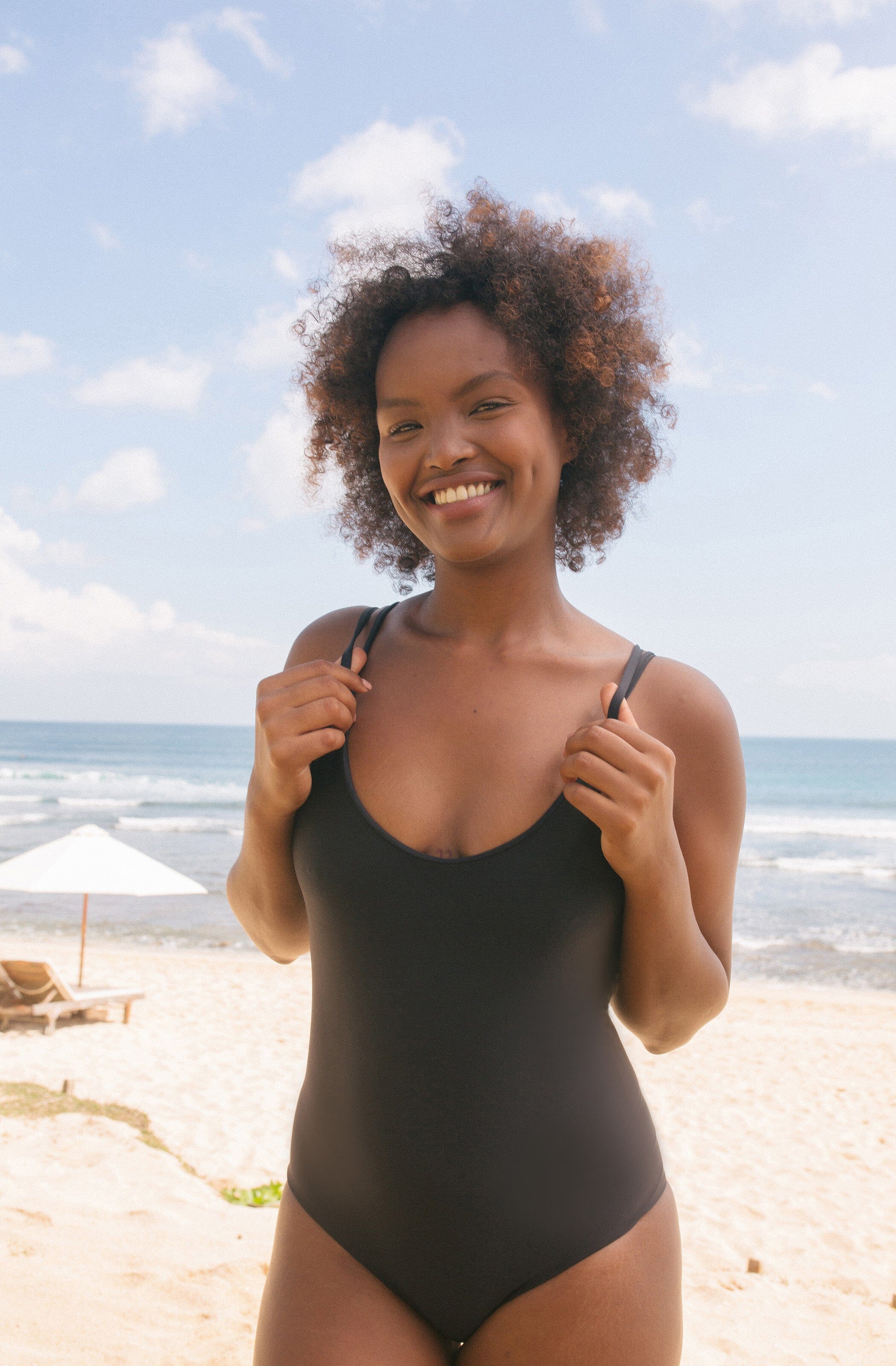 One Piece Surf Swimsuit Eileen Black | Women's Swimwear | SEPTEMBER