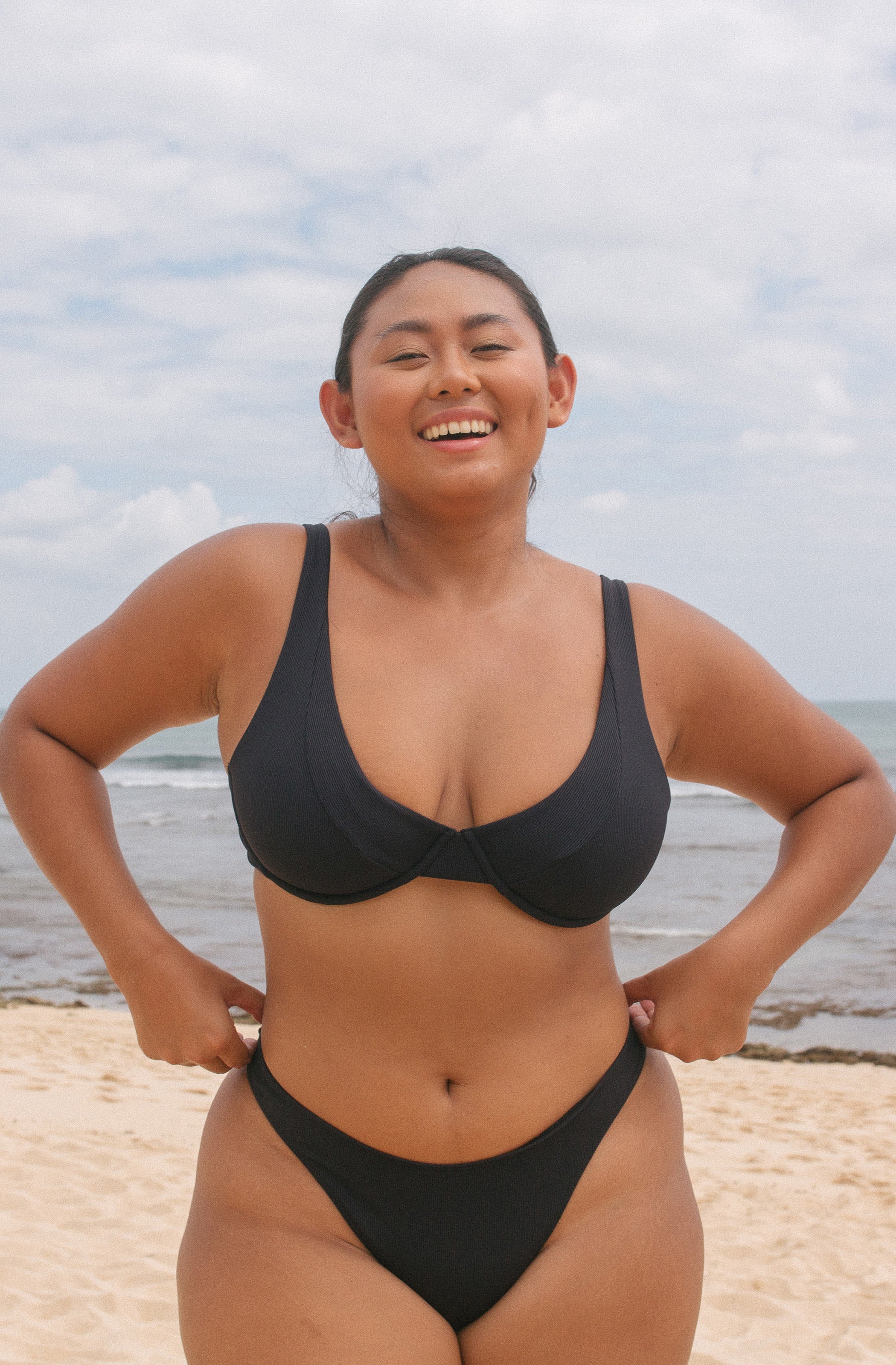 Surf Bikini Bottom Lolita Black | Women's Swimwear | SEPTEMBER