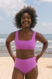 Surf Bikini Bottom Lucky Lilac | Women's Swimwear | SEPTEMBER