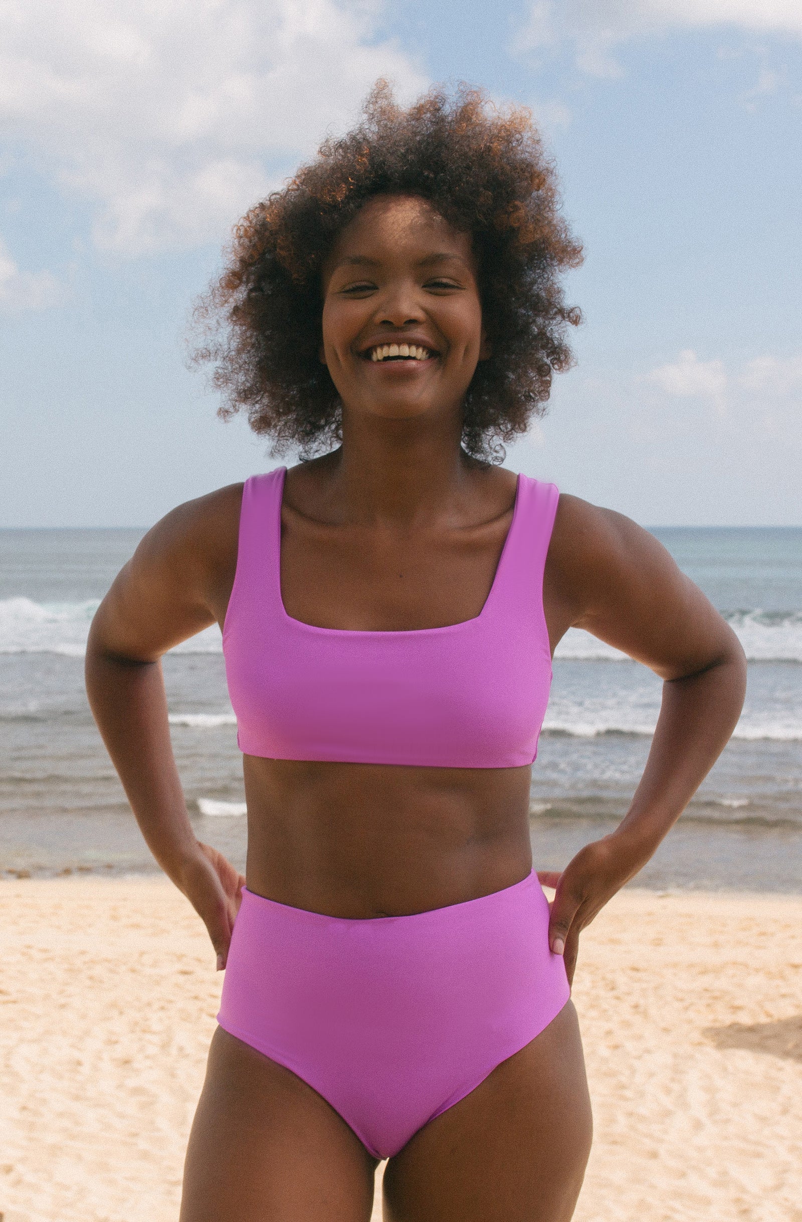 Surf Bikini Bottom Lucky Lilac | Women's Swimwear | SEPTEMBER