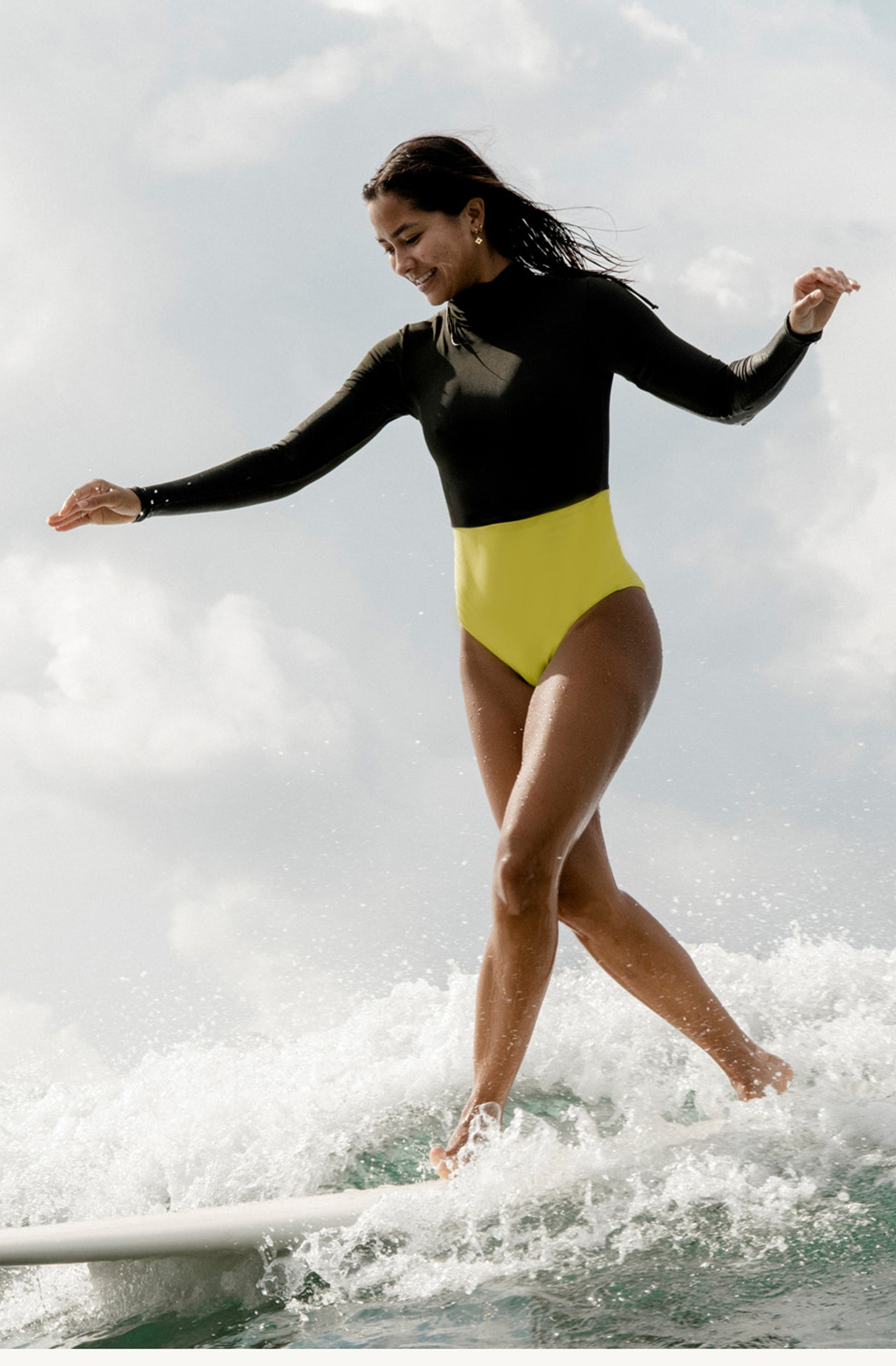 Surf Suit Sumatra Olive Eco Rib | Women's Swimwear | SEPTEMBER