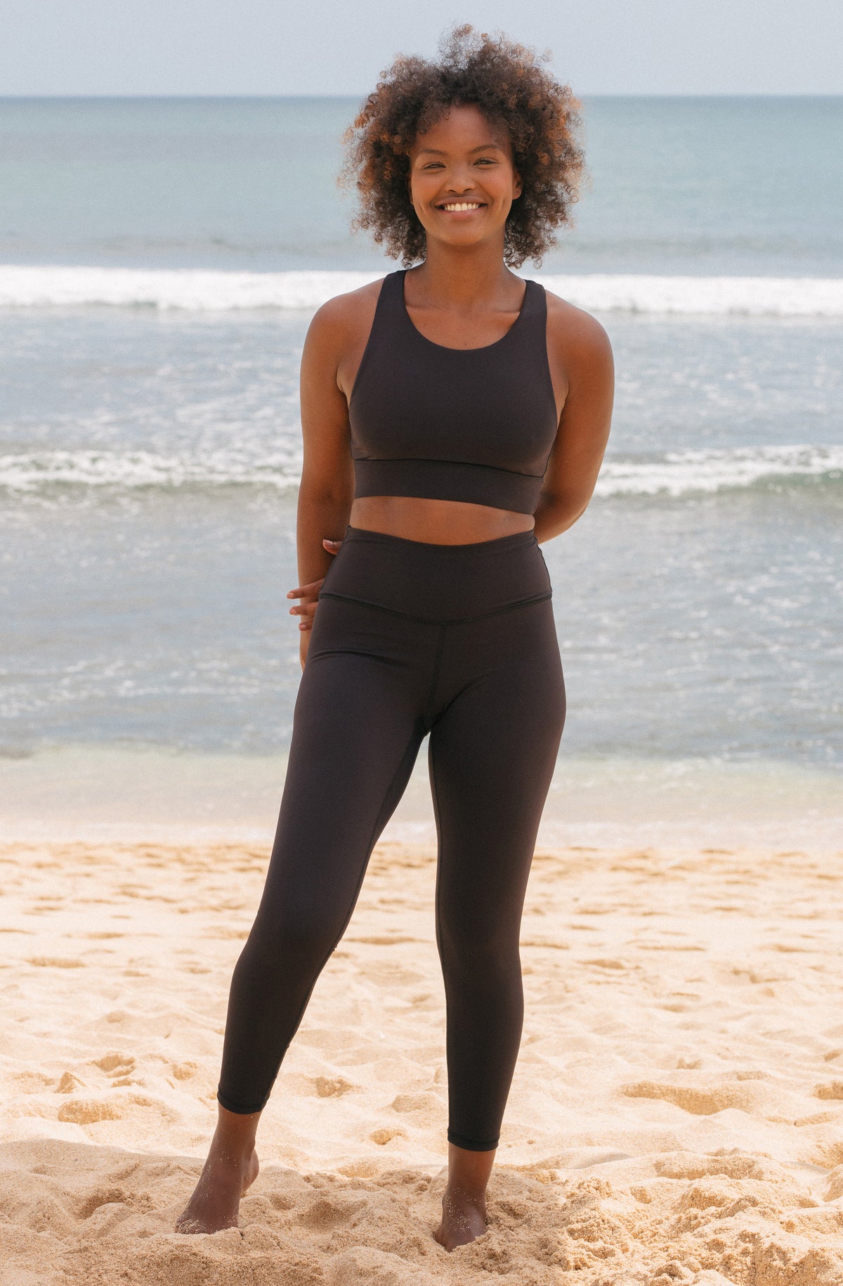 Isa sports bra Hustle 7/8 leggings Black