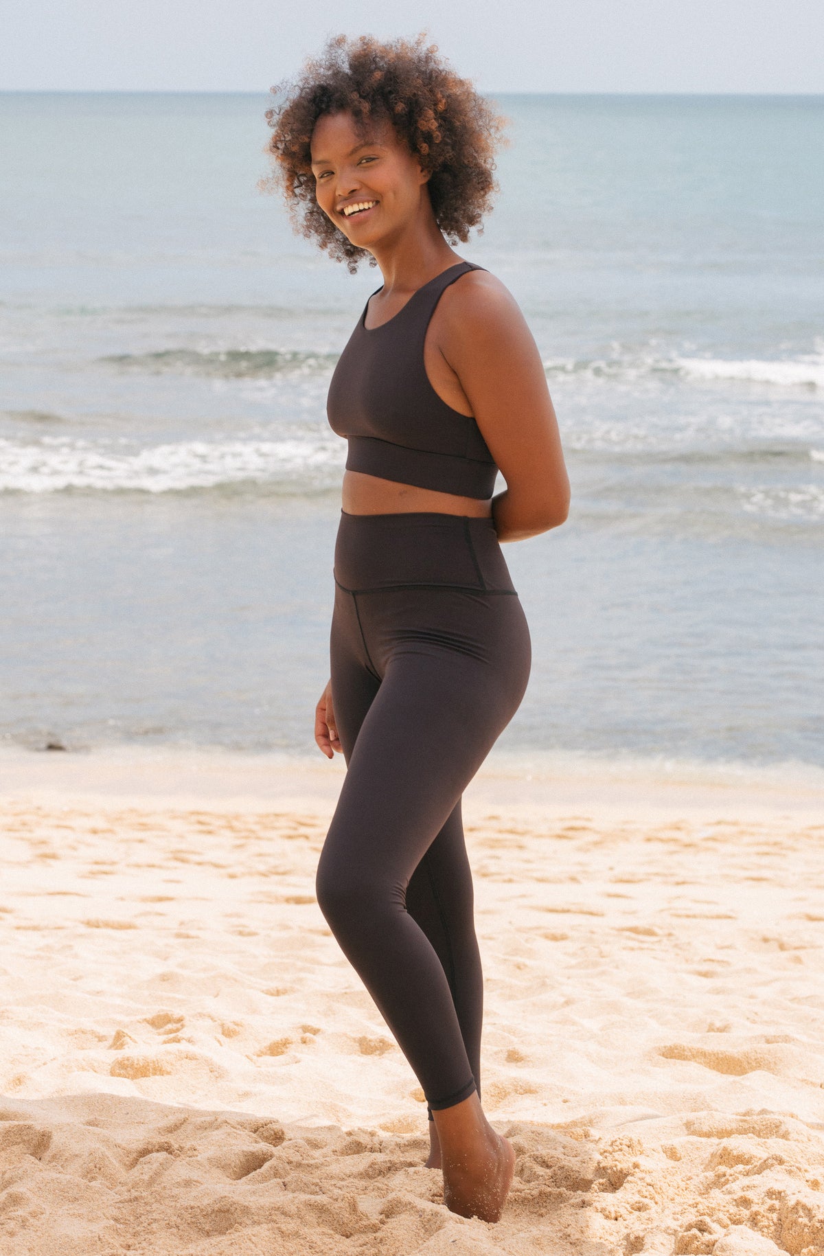 Isa sports bra Hustle 7/8 leggings Black