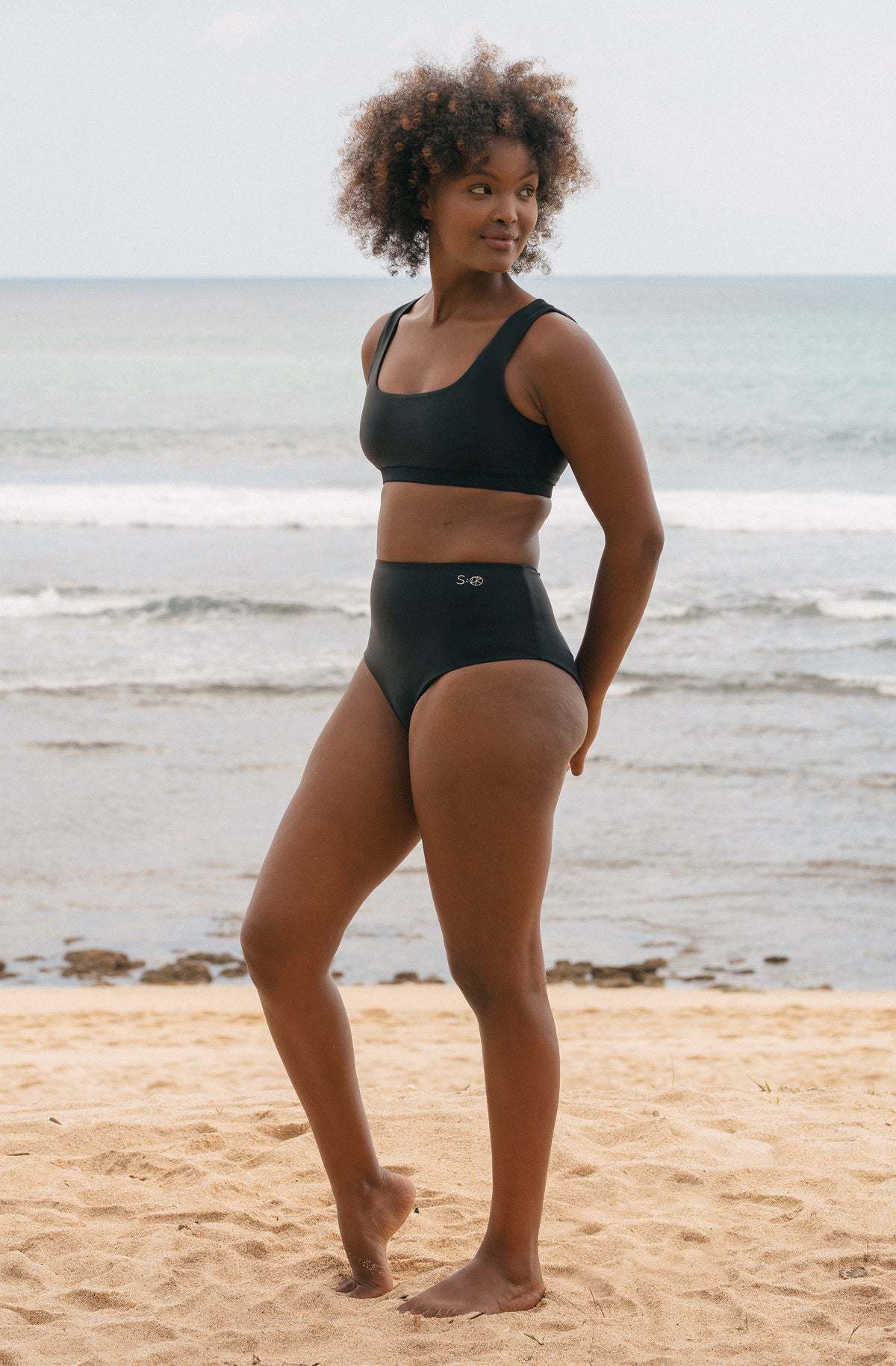 Surf Bikini Bottom Lucky Black | Women's Swimwear | SEPTEMBER