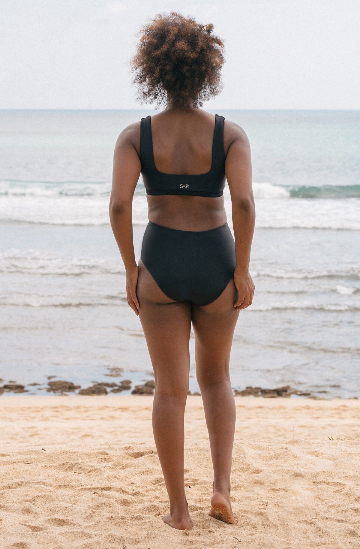 Surf Bikini Bottom Lucky Black | Women's Swimwear | SEPTEMBER
