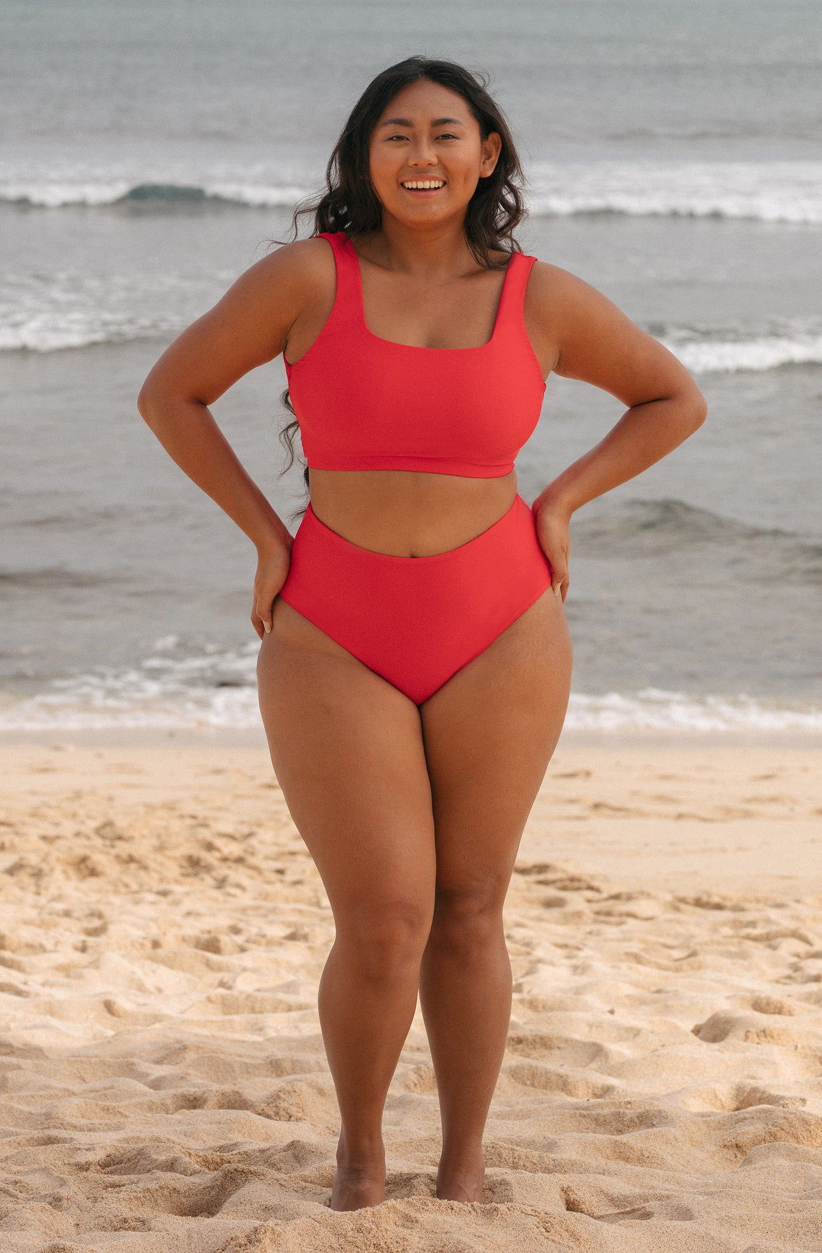 Surf Bikini Top Jane Lava Red | Women's Swimwear | SEPTEMBER