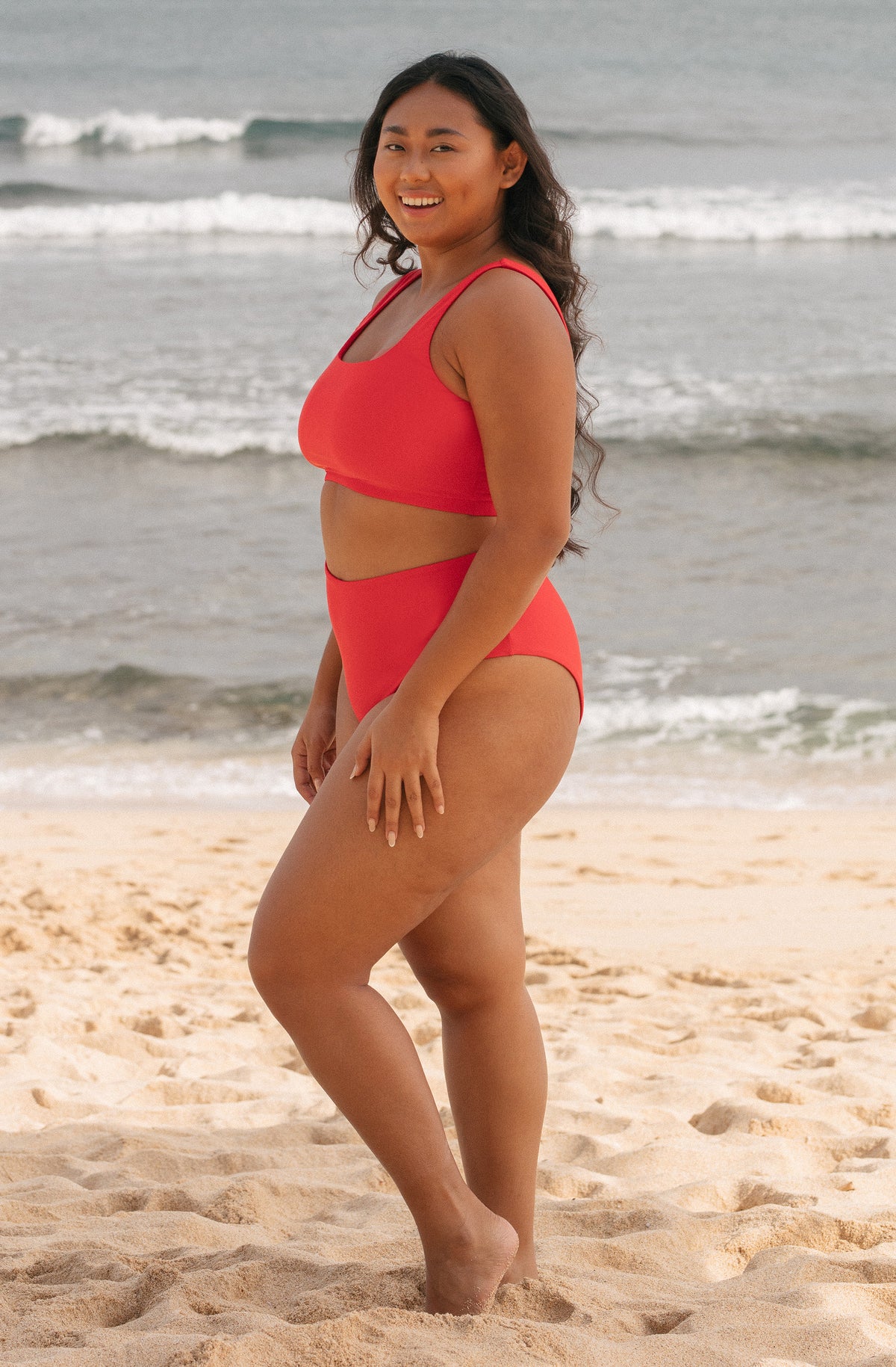 Surf Bikini Top Jane Lava Red | Women's Swimwear | SEPTEMBER