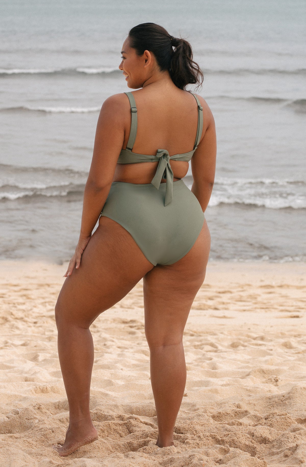 Surf Bikini Top Lori Army | Women&#39;s Swimwear | SEPTEMBER