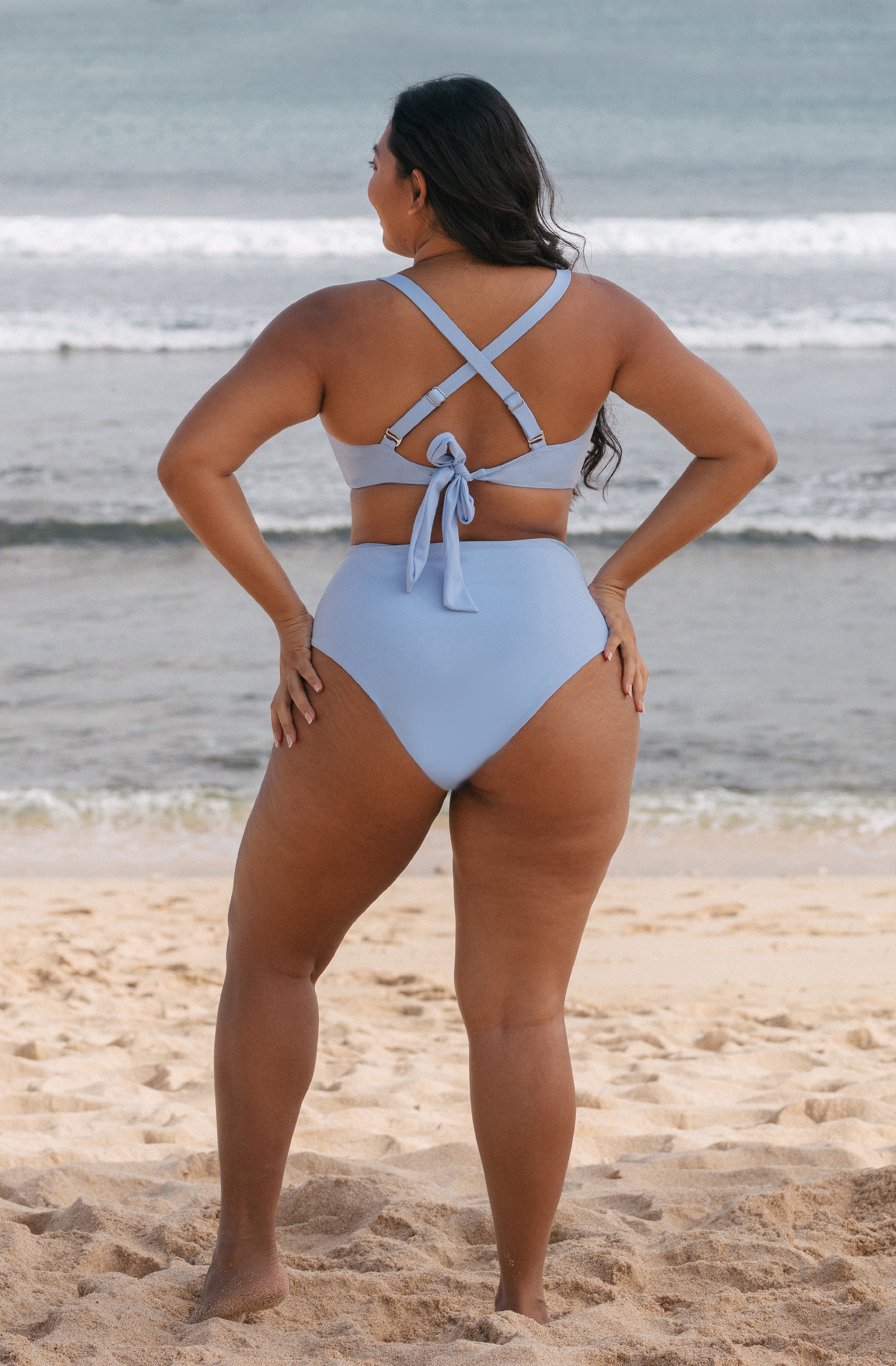 Surf Bikini Top Lori Sky Blue | Women's Swimwear | SEPTEMBER