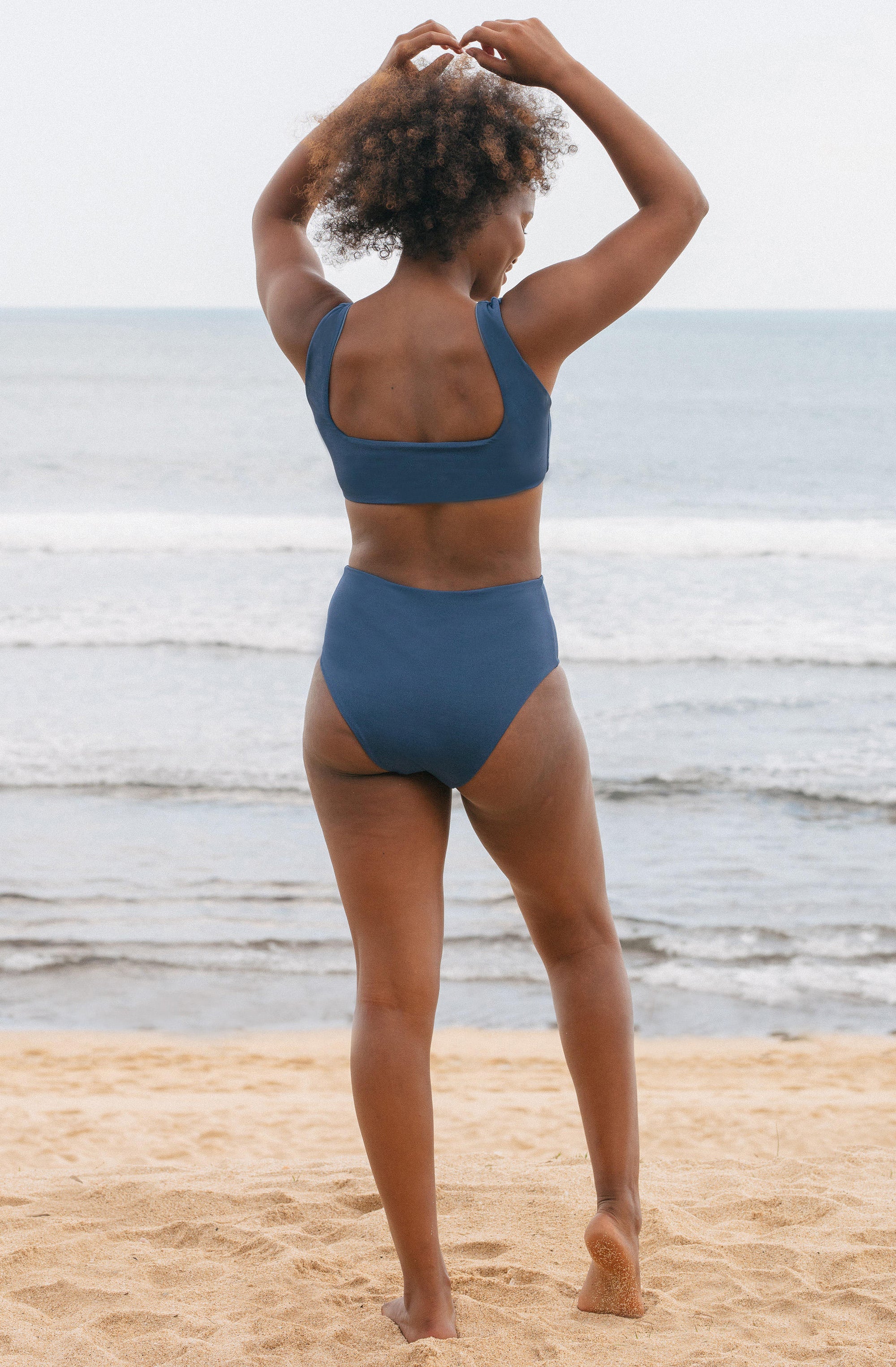 Surf Bikini Top Mason River Blue Eco | Women's Swimwear | SEPTEMBER