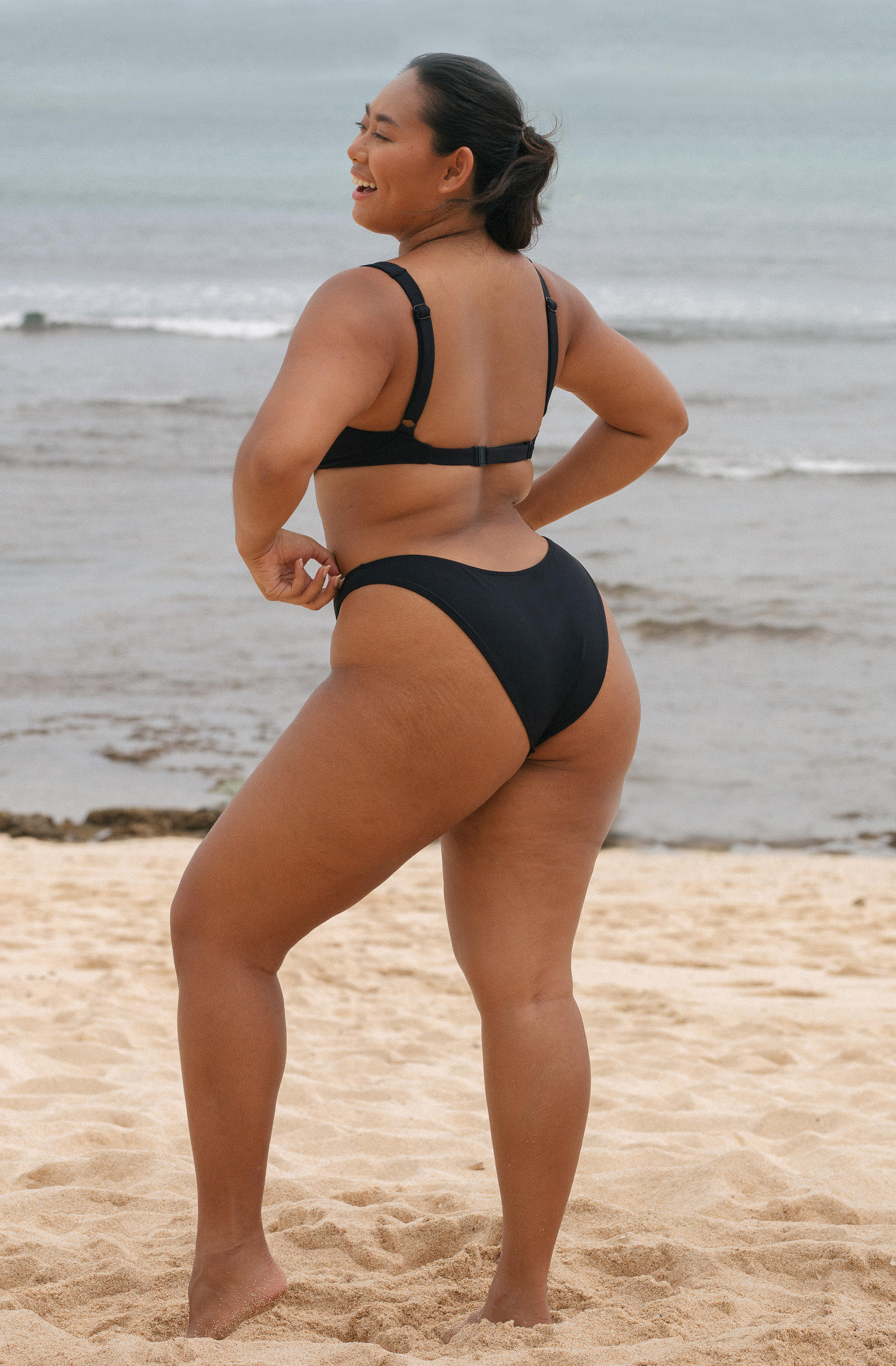 Surf Bikini Bottom Lolita Black | Women's Swimwear | SEPTEMBER