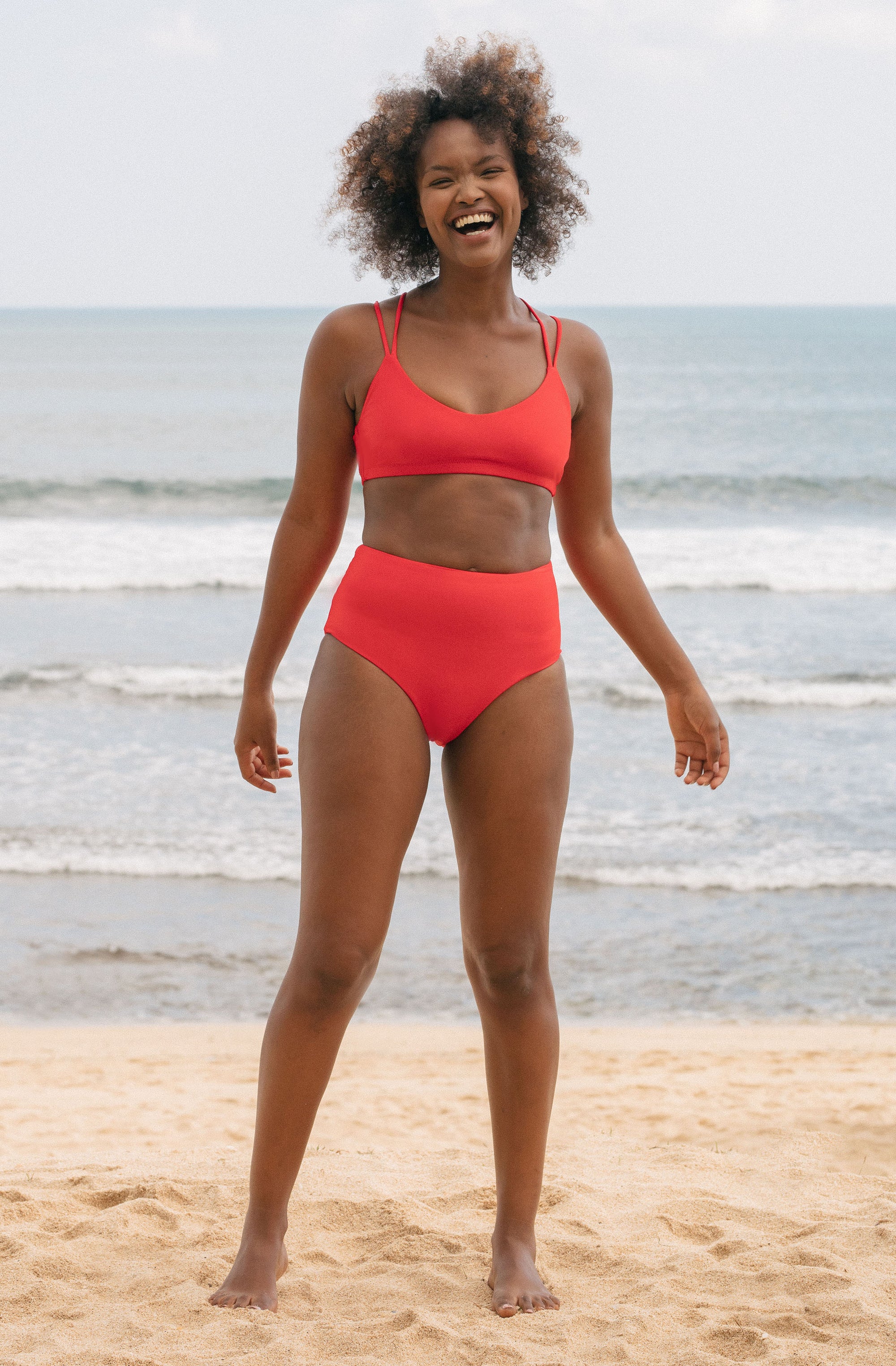 Surf Bikini Top Topanga Lava Red | Women's Swimwear | SEPTEMBER