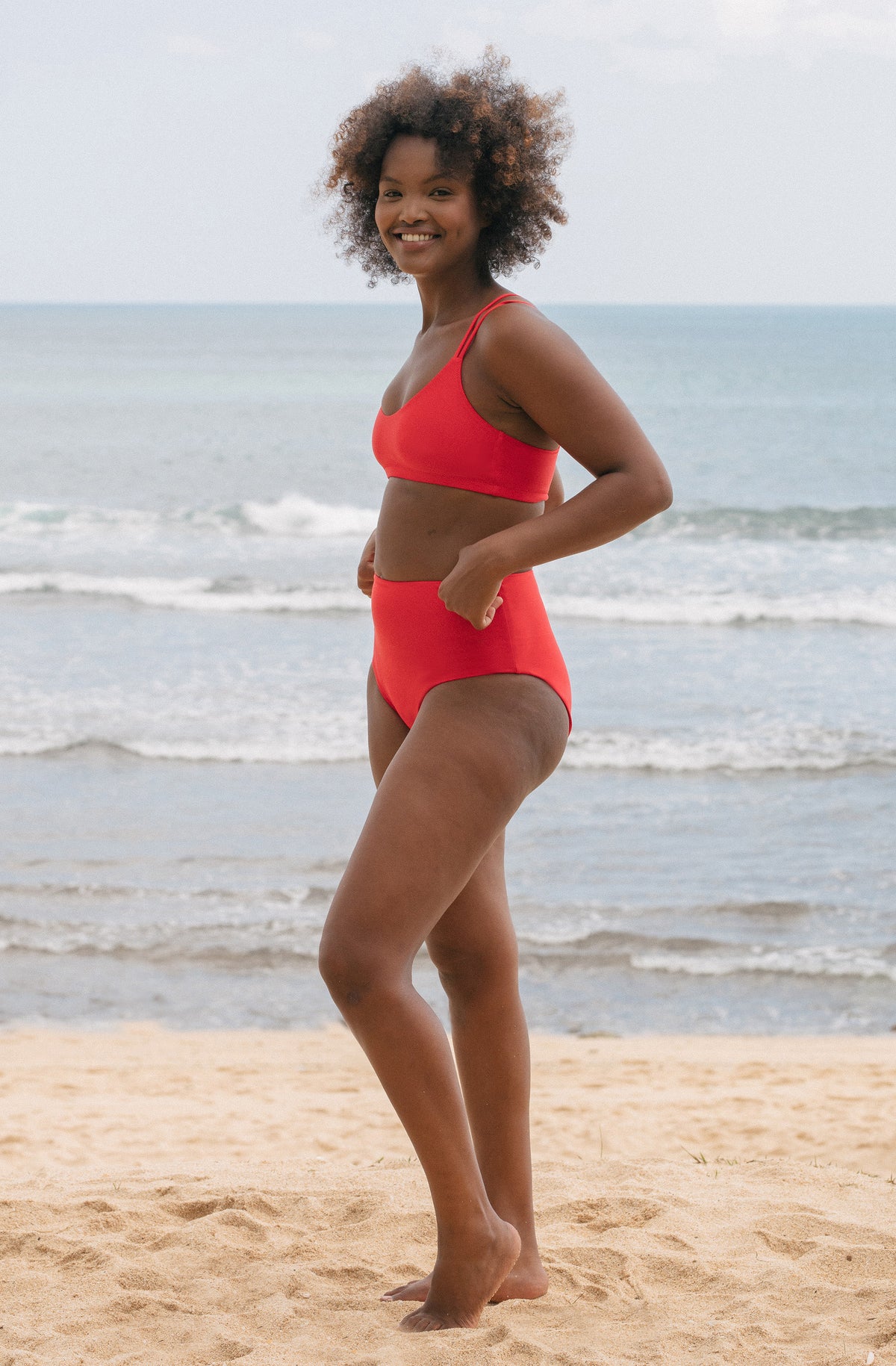 Surf Bikini Top Topanga Lava Red | Women's Swimwear | SEPTEMBER