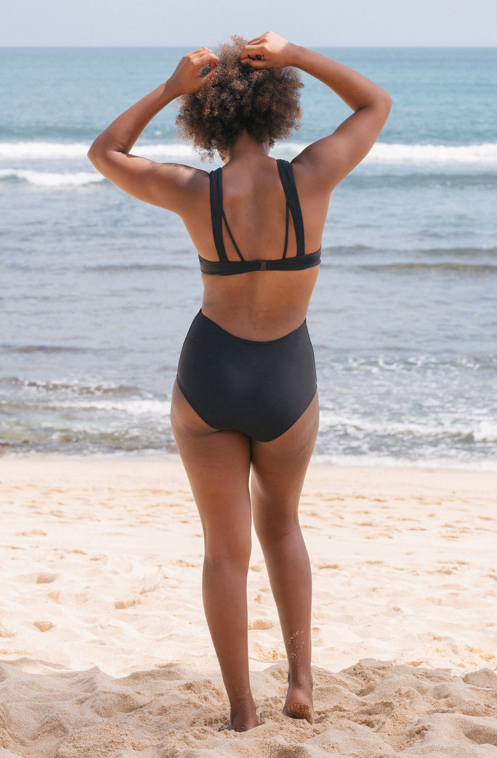 One Piece Surf Swimsuit Malibu Black | Women's Swimwear | SEPTEMBER